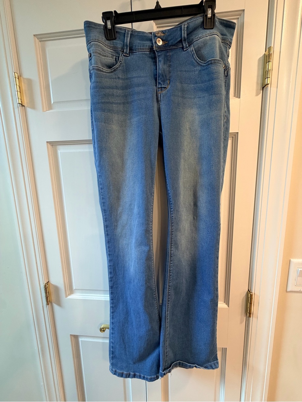 Women's Mid Wash Bootcut Jeans - Stretch Flare Denim